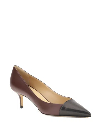 Francesco Russo Two-tone Pumps In Brown