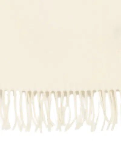 Etudes Studio Fringed Wool Scarf In Neutral