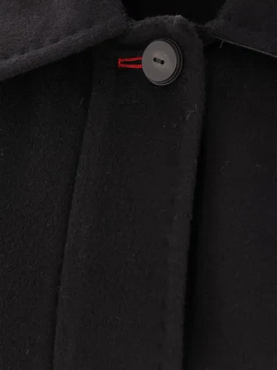 Max Mara Baruffa Coat In Black