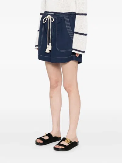 Rails Astra Drawstring Shorts In Blue