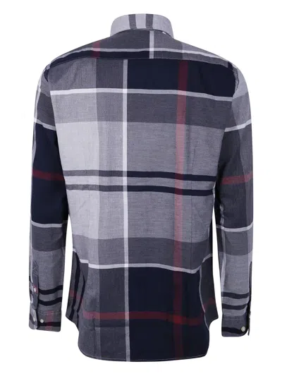 Barbour Tailored Shirt Button-down Collar In Blue