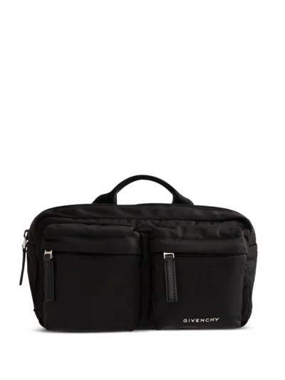 Givenchy Multi-pocket Top-handle Belt Bag In Black