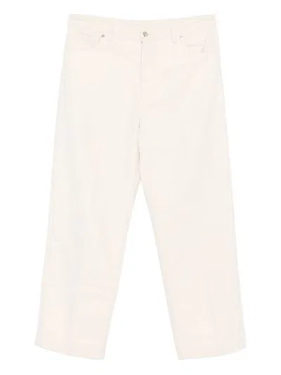 Nine In The Morning Beige Five-pocket Trousers In Neutral