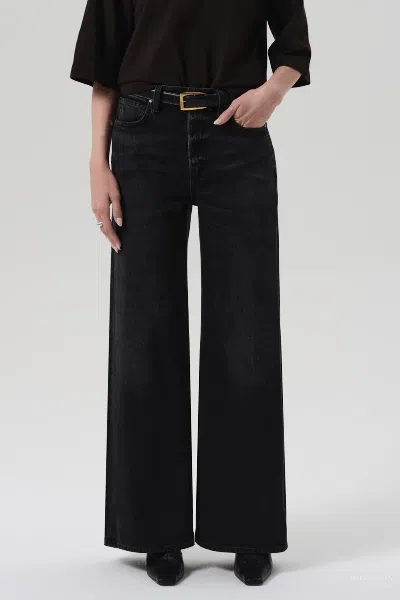 Citizen Of Humanity Paloma Baggy In Raine In Black