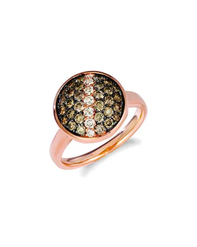 Le Vian ® Chocolate Ombre 14k Rose Gold 0.97 Ct. Tw. Diamond Ring In Gold