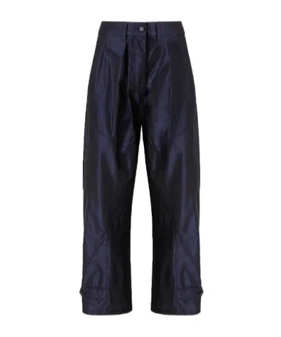 Pinko Straight-leg Casual Pants In Blue