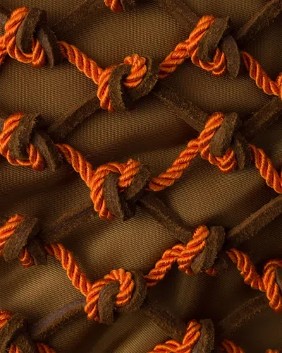 Prada Two-tone Mesh Handbag In Multi