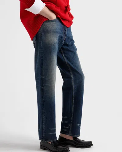 Prada 5 Pocket Jeans In Blue