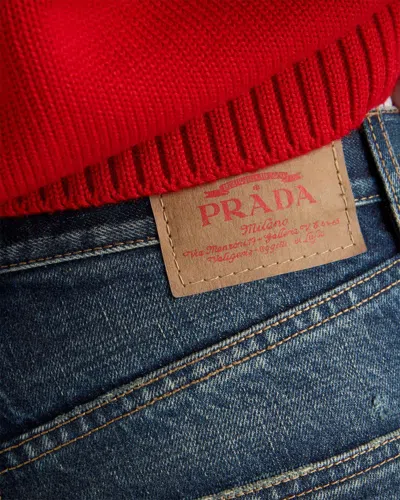 Prada 5 Pocket Jeans In Blue