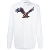 NEIL BARRETT eagle print shirt,BCM632SB111