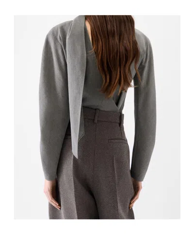 Jacquemus The Chale Blouse In Gray