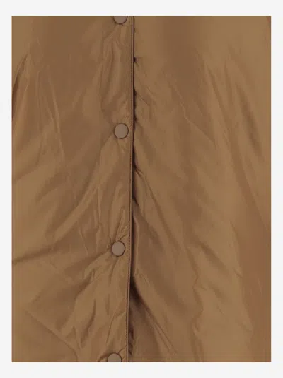 Aspesi Beth Nylon Jacket In Brown