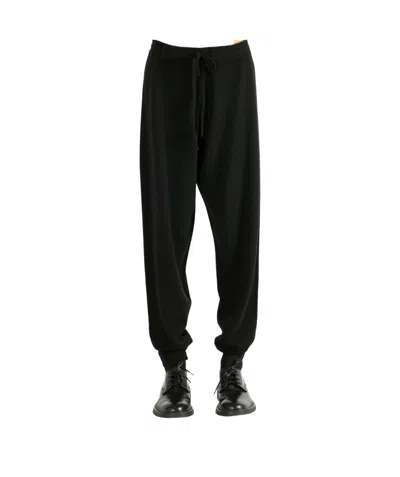 The Row Drawstring Casual Pants In Black