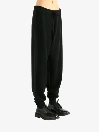 The Row Drawstring Casual Pants In Black