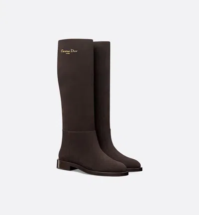 Dior D-town Boot In Brown