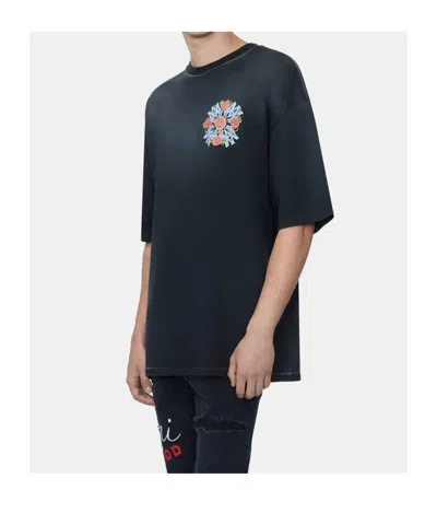 Amiri Oversize Out For Trouble Graphic T-shirt In Black