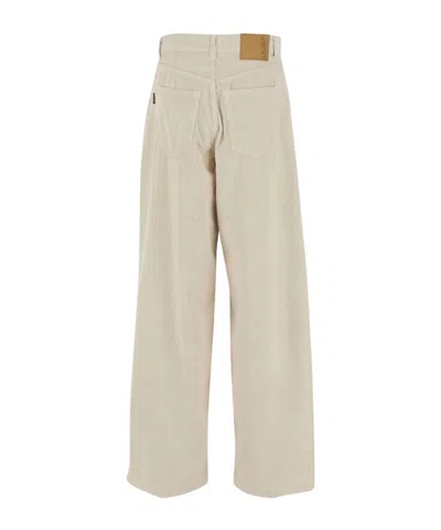 Haikure Bethany Velvet Trousers In White