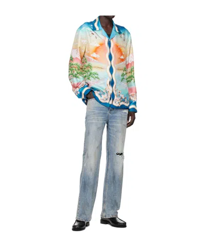 Casablanca Men's Tennis Club Shirt In Multi