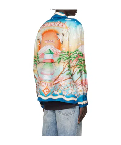 Casablanca Men's Tennis Club Shirt In Multi