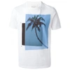 MAISON MARGIELA palm tree print T-shirt,S30GC0552S22155