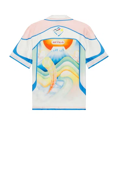 Casablanca 'dream Of Mount Fuji' Shirt In White