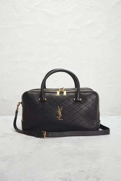 Pre-owned Saint Laurent New Duffle Bag In Black