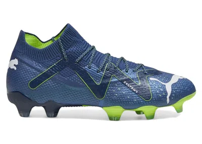 Pre-owned Puma Future Ultimate Fg/ag Gear Up Pack (women's) Sneakers In Persian Blue/white/pro Green