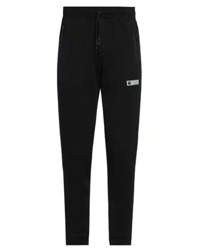 Ea7 Man Pants Black Size Xxl Polyester, Cotton In Black