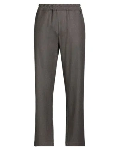 Aion Man Pants Taupe Size 32 Wool, Cashmere In Gray