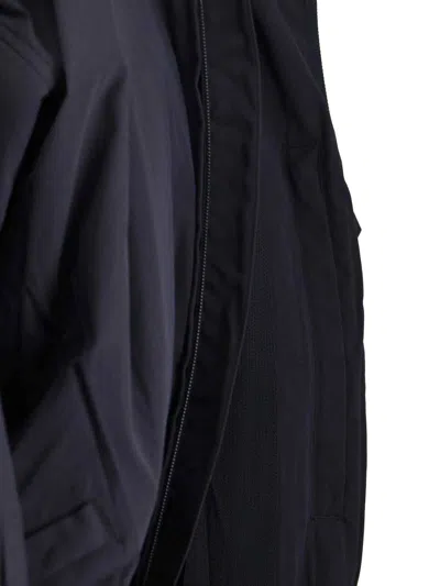 Balenciaga Lightweight Black Icon Jacket In Blue