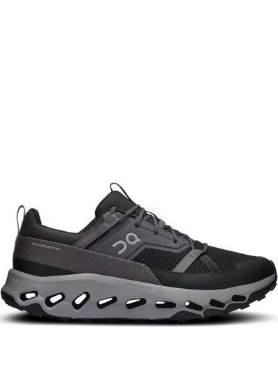 On Horiz Sneakers With Chunky Rubber Sole In Black