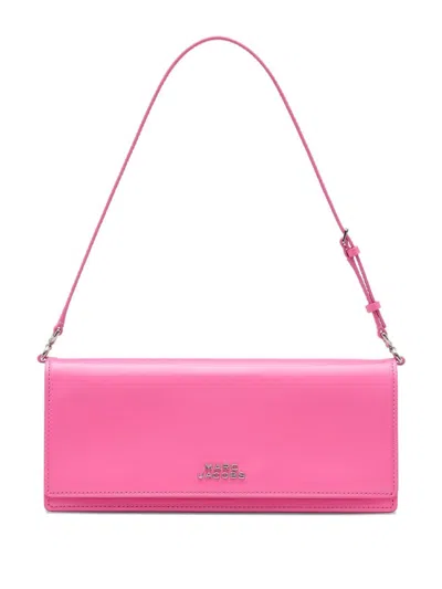Marc Jacobs The Mirror Shoulder Leather Bag In Pink