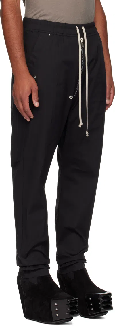 Rick Owens Black Concordians Bela Trousers In Black