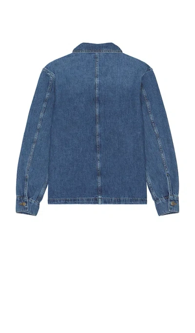 Marine Layer Patrick Denim Overshirt In Blue