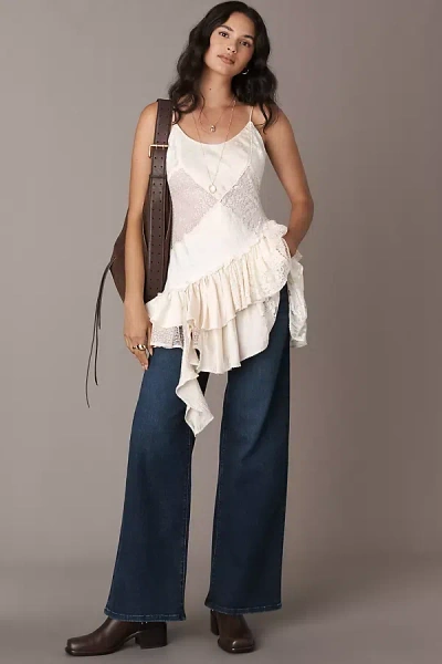 Frame Le Slim Palazzo High Rise Wide-leg Jean In Femma In Blue