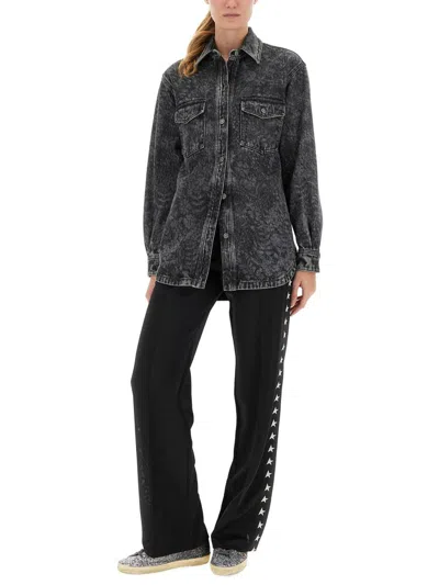 Golden Goose Pantalone Jogging "dorotea" In Black