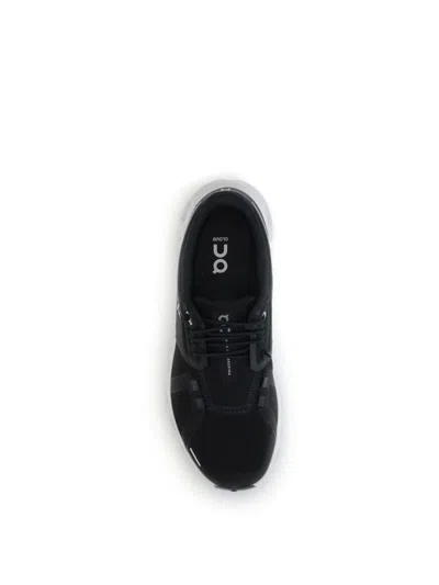 On Womens Cloud 6 Mesh Low-top Trainers Black Black F In Black
