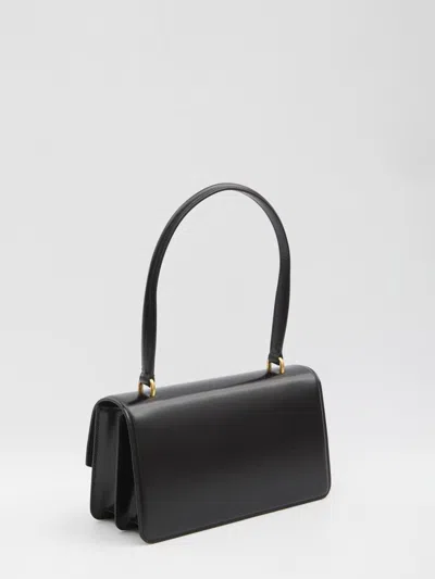 Valentino Vain Bag With Handle In Leather In Black