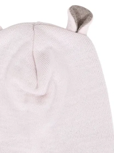 Little Bear Wool Beanie In Neutral