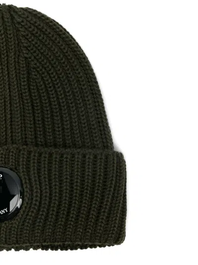 C.p. Company C.p.company Knit Wool Cap In Green