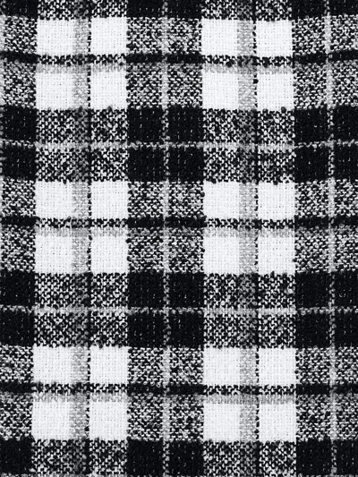 Monnalisa Bouclé Check Overcoat (2-12 Years) In Gray