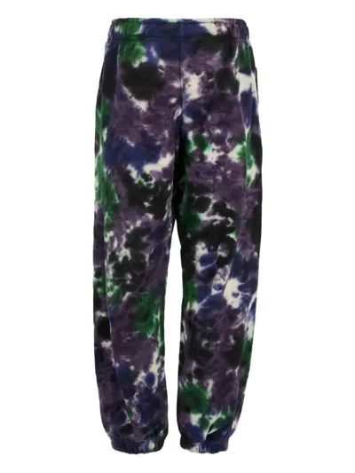 Molo Multicolor Trousers For Kids With Tie Dye Print In Multi