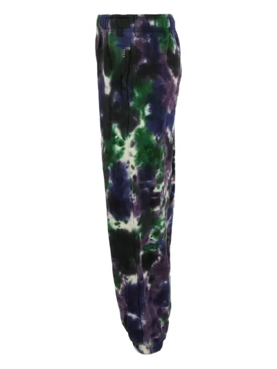 Molo Multicolor Trousers For Kids With Tie Dye Print In Multi