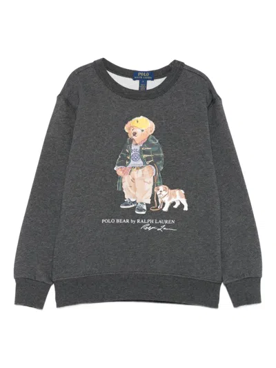 Polo Ralph Lauren Polo Bear Sweatshirt In Gray
