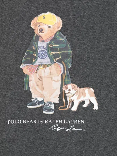 Polo Ralph Lauren Polo Bear Sweatshirt In Gray