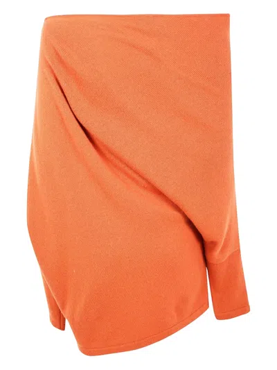 Gianluca Capannolo "maja" Top In Orange