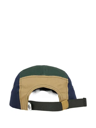 Timberland Colour-blocked Five-panel Cap In Brown