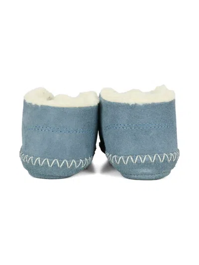 系带绒面皮及踝靴