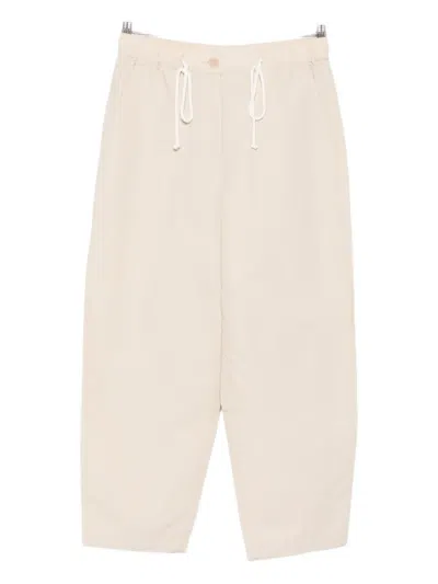 Marc O'polo Drawstring Trousers In Neutral