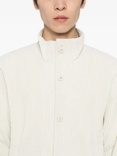 Issey Miyake Multi-pocket Jacket In Neutral